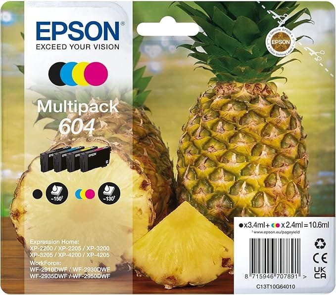 C13T10G64010 - EPSON 604 CANON PG540 - CANON CL541