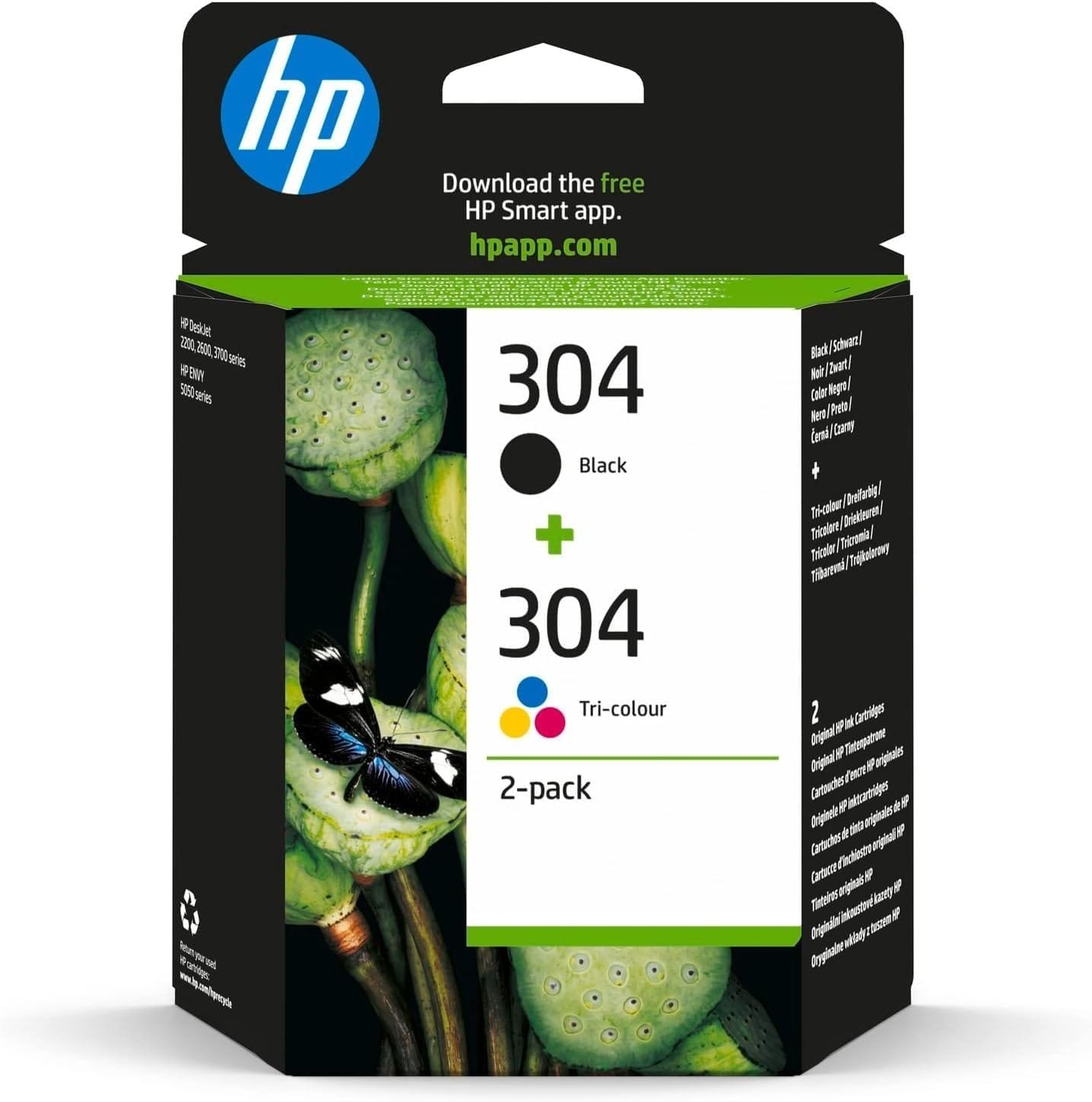 HP304 CANON PG540 - CANON CL541