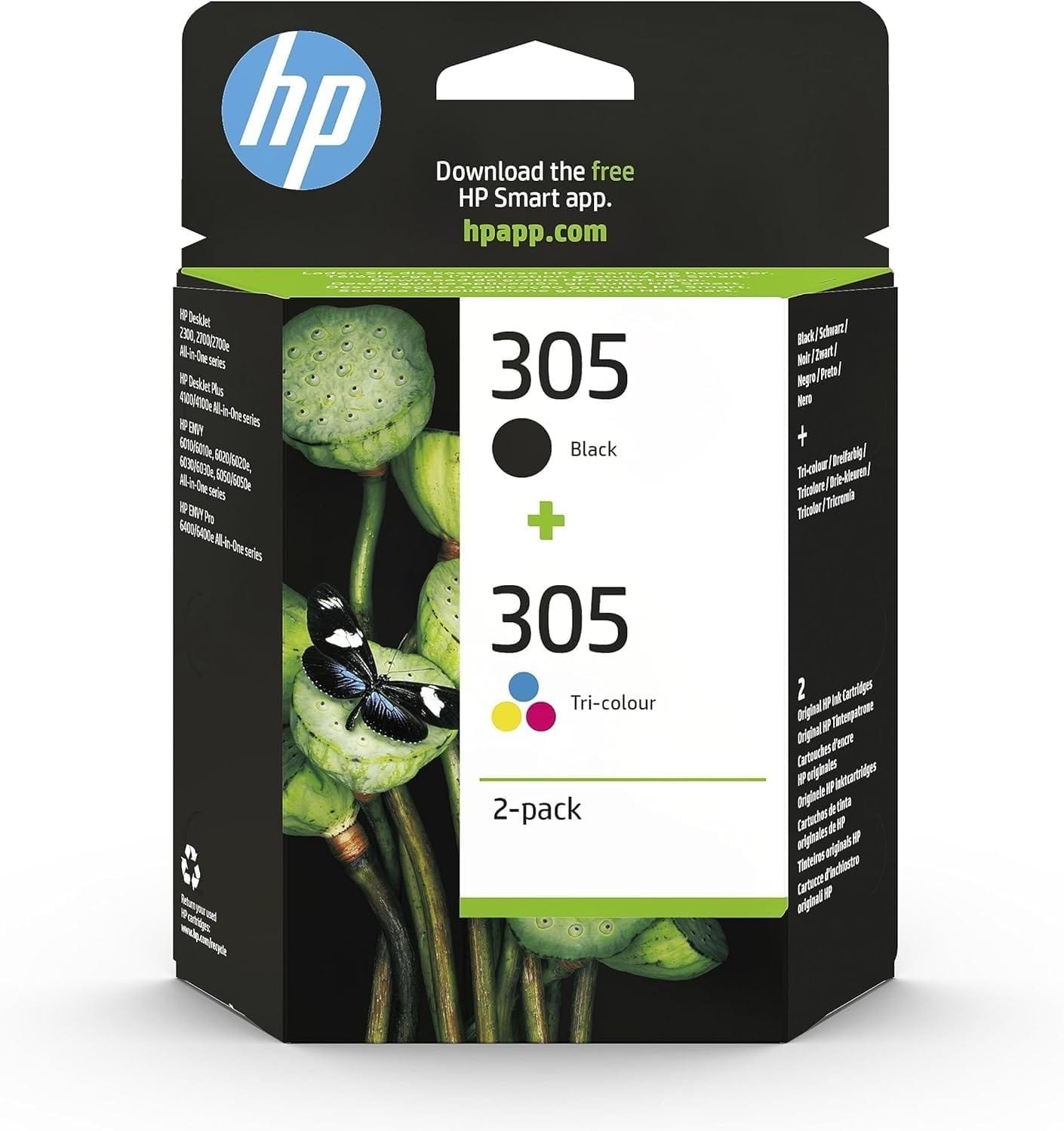 HP305 CANON PG540 - CANON CL541