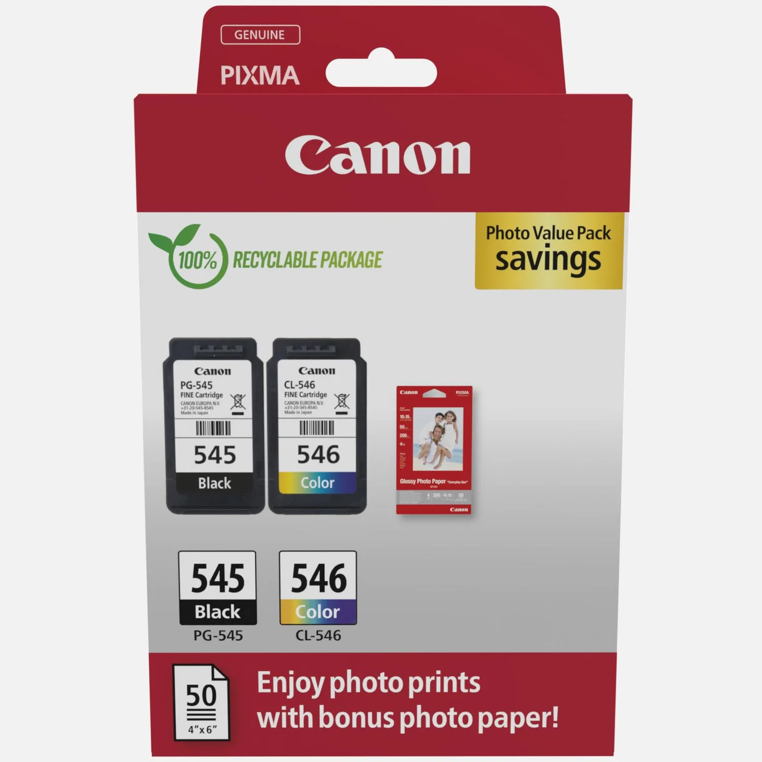 PG545 - CL546 - CANON CANON PG540 - CANON CL541